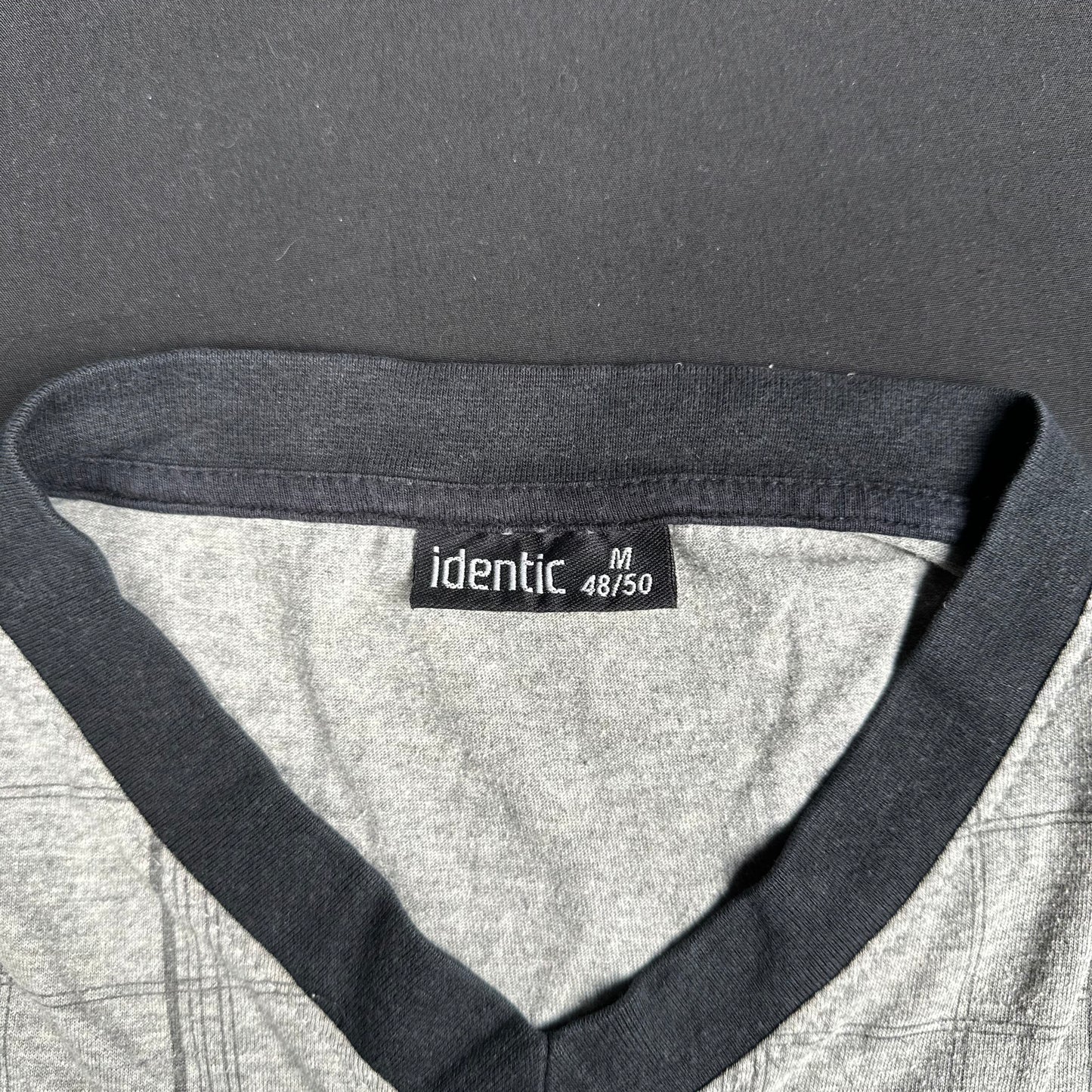 Identic - sweater - Light Gray, Black - (Storlek: M)