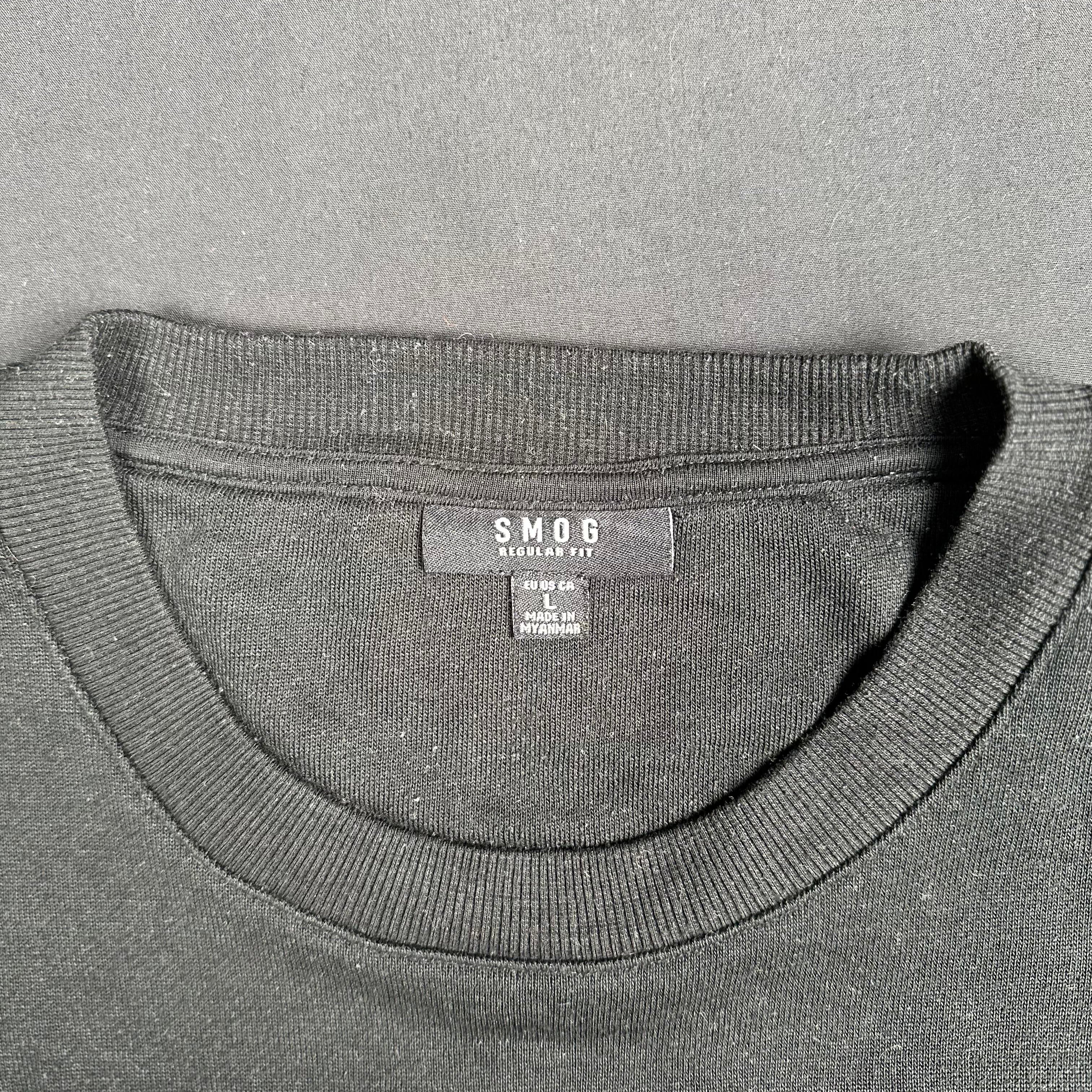 Smog - sweatshirt - Black - (Storlek: L)