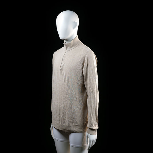 Selected Homme - long-sleeve top - Beige - (Storlek: L)