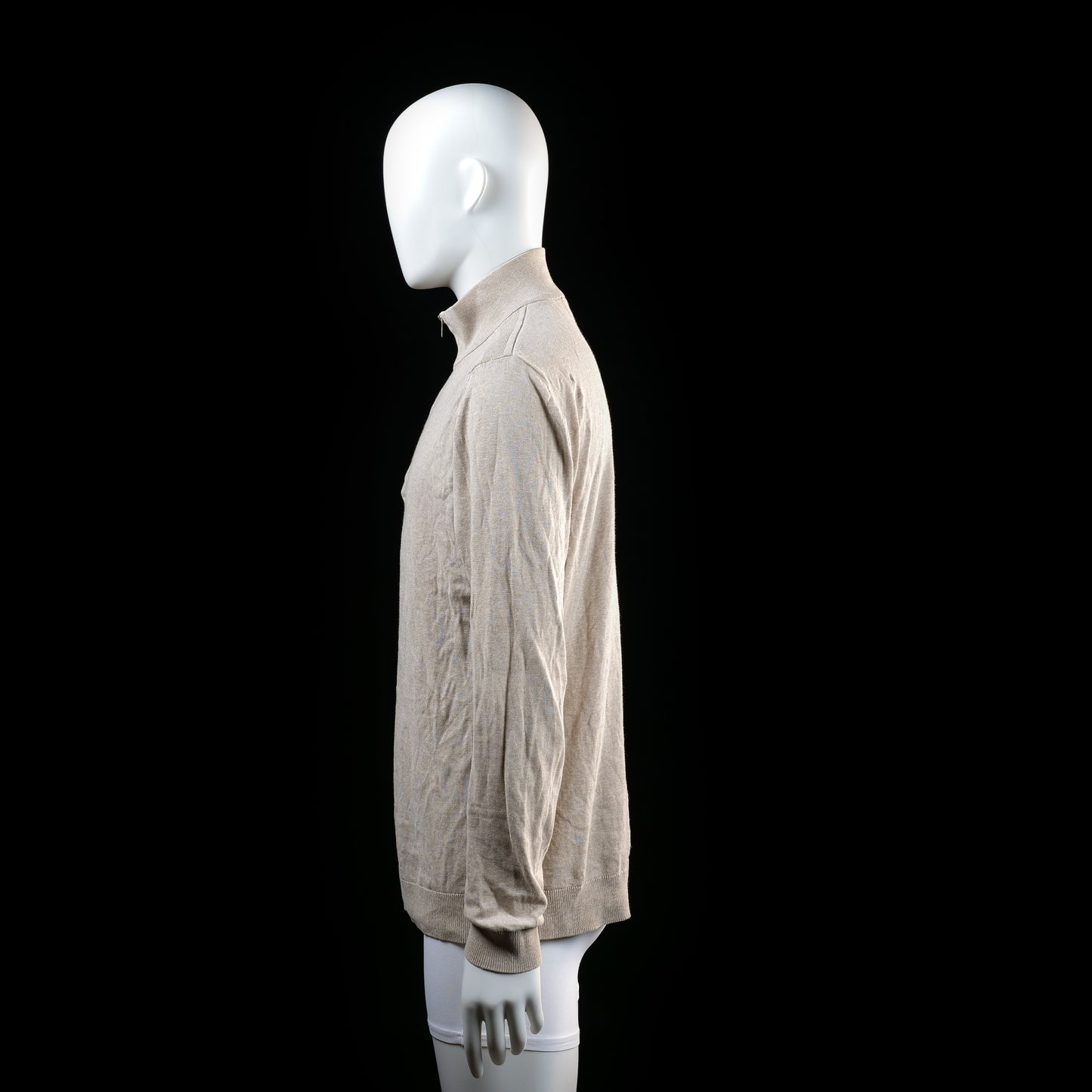 Selected Homme - long-sleeve top - Beige - (Storlek: L)