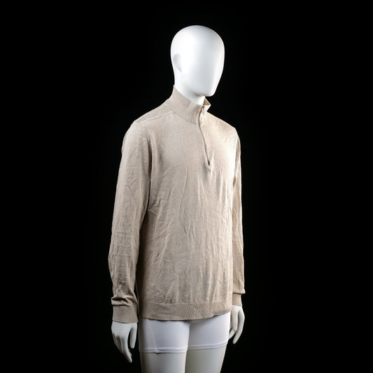 Selected Homme - long-sleeve top - Beige - (Storlek: L)