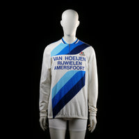 Ultima - sports top - White, Light Blue - (Storlek: M)