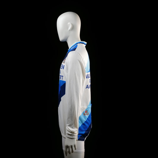 Ultima - sports top - White, Light Blue - (Storlek: M)