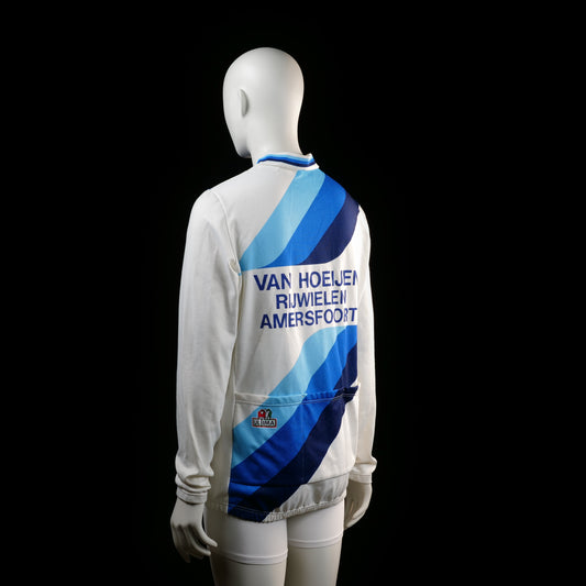 Ultima - sports top - White, Light Blue - (Storlek: M)