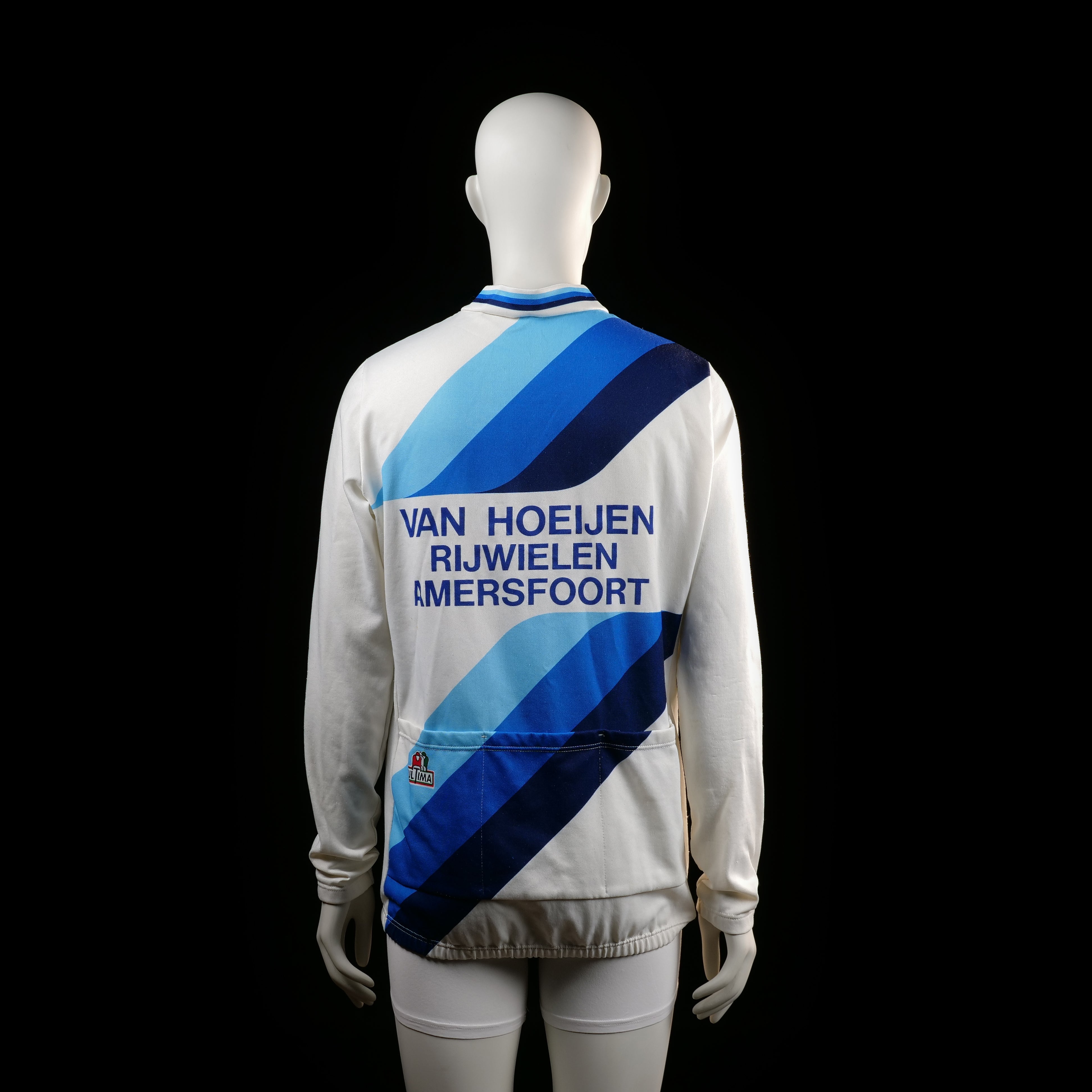 Ultima - sports top - White, Light Blue - (Storlek: M)