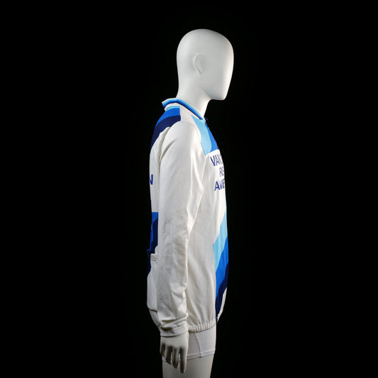 Ultima - sports top - White, Light Blue - (Storlek: M)