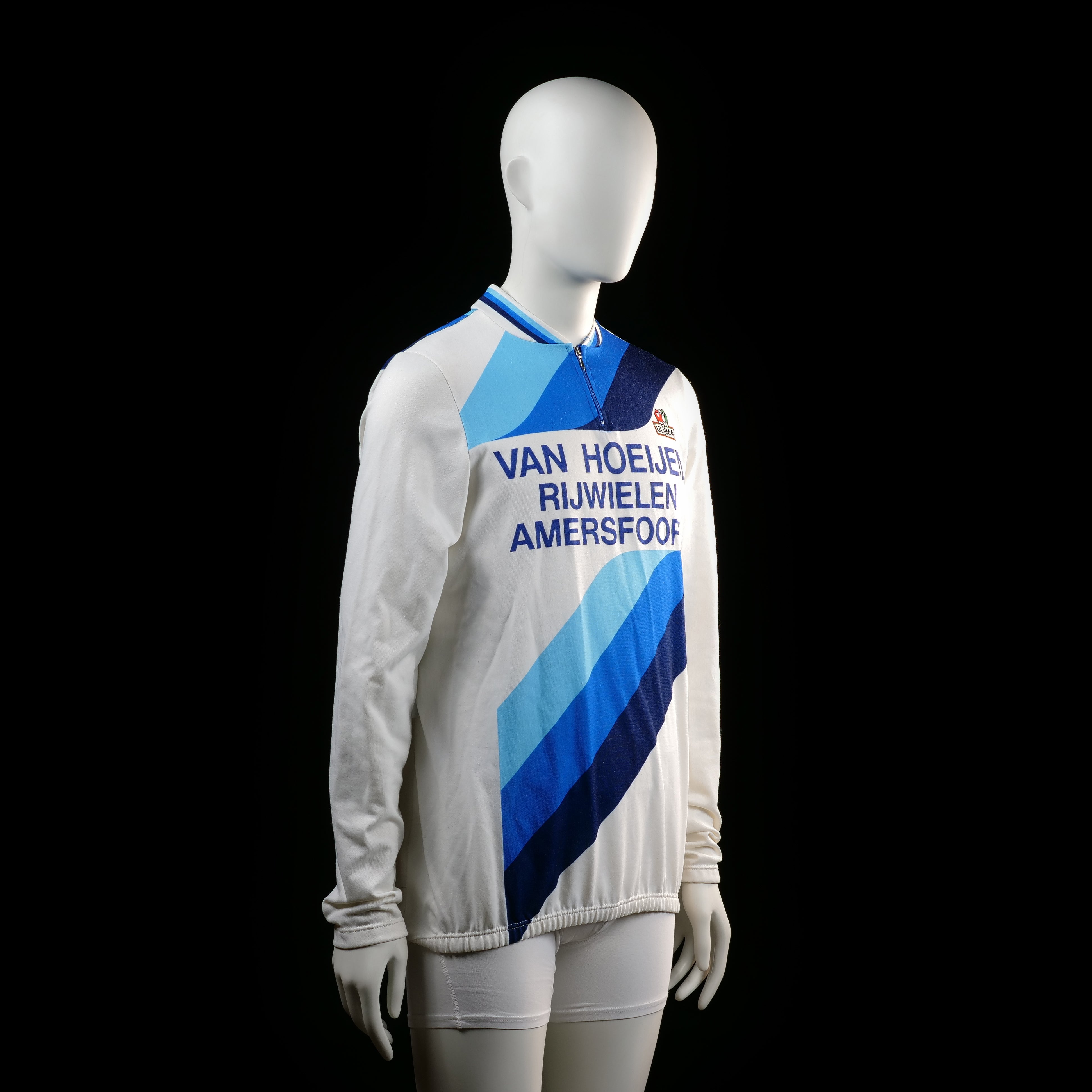 Ultima - sports top - White, Light Blue - (Storlek: M)