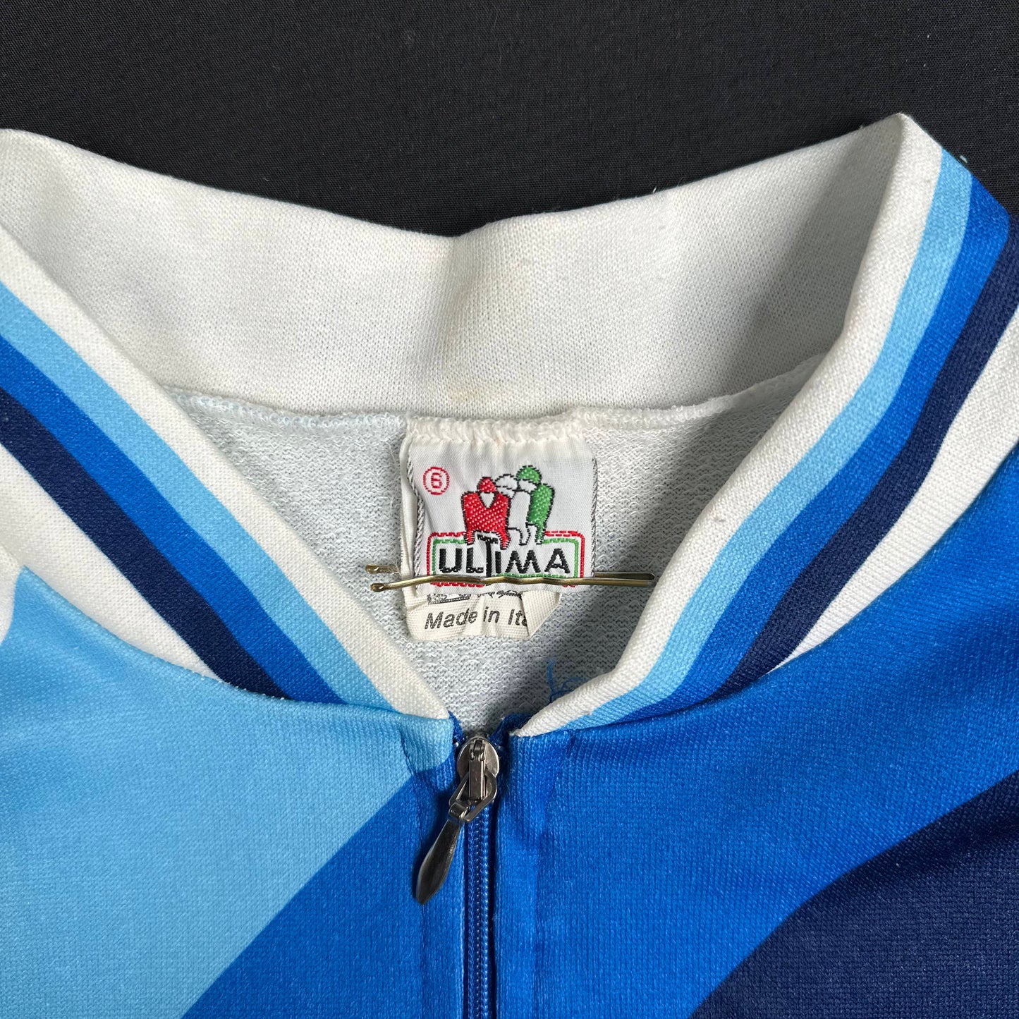 Ultima - sports top - White, Light Blue - (Storlek: M)