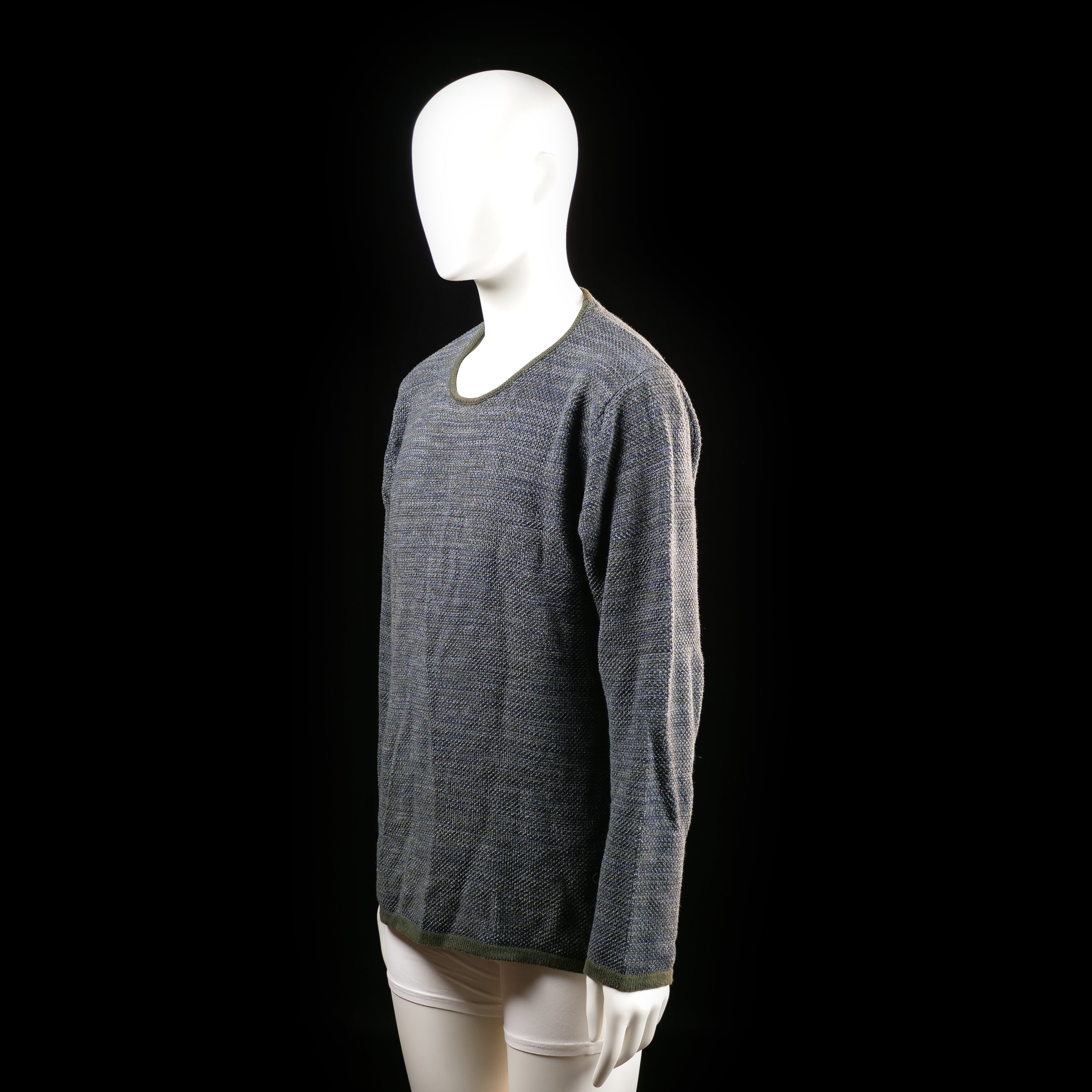 Minimum - sweater - Dark Gray, Olive - (Storlek: L)