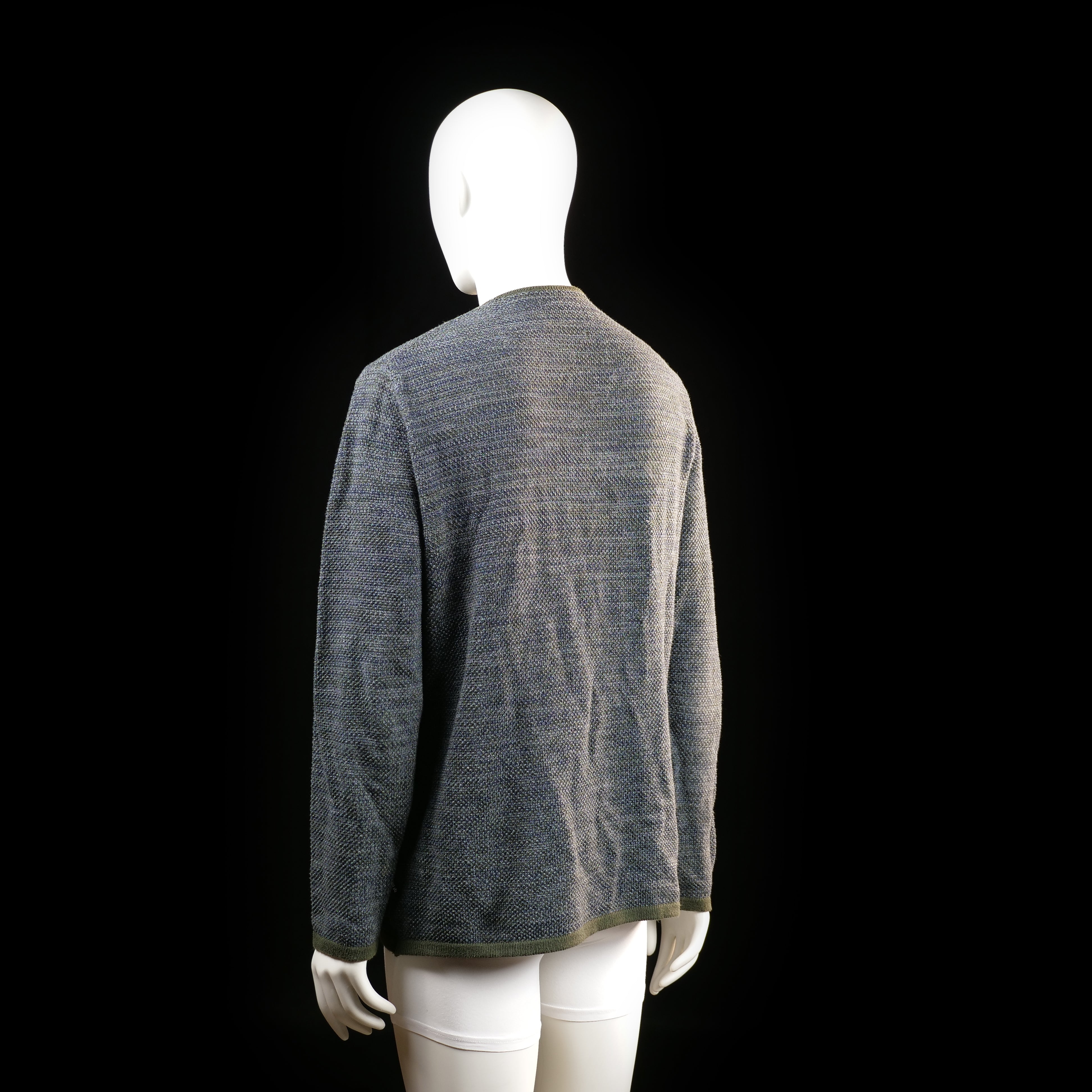 Minimum - sweater - Dark Gray, Olive - (Storlek: L)