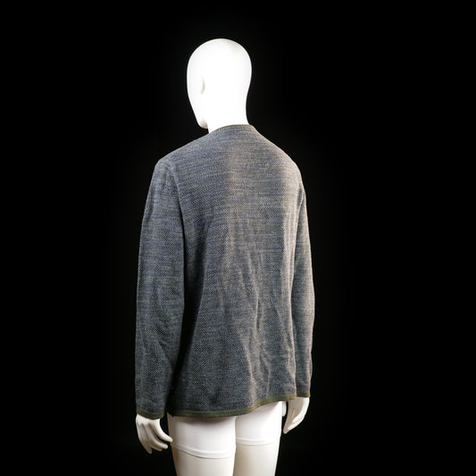 Minimum - sweater - Dark Gray, Olive - (Storlek: L)