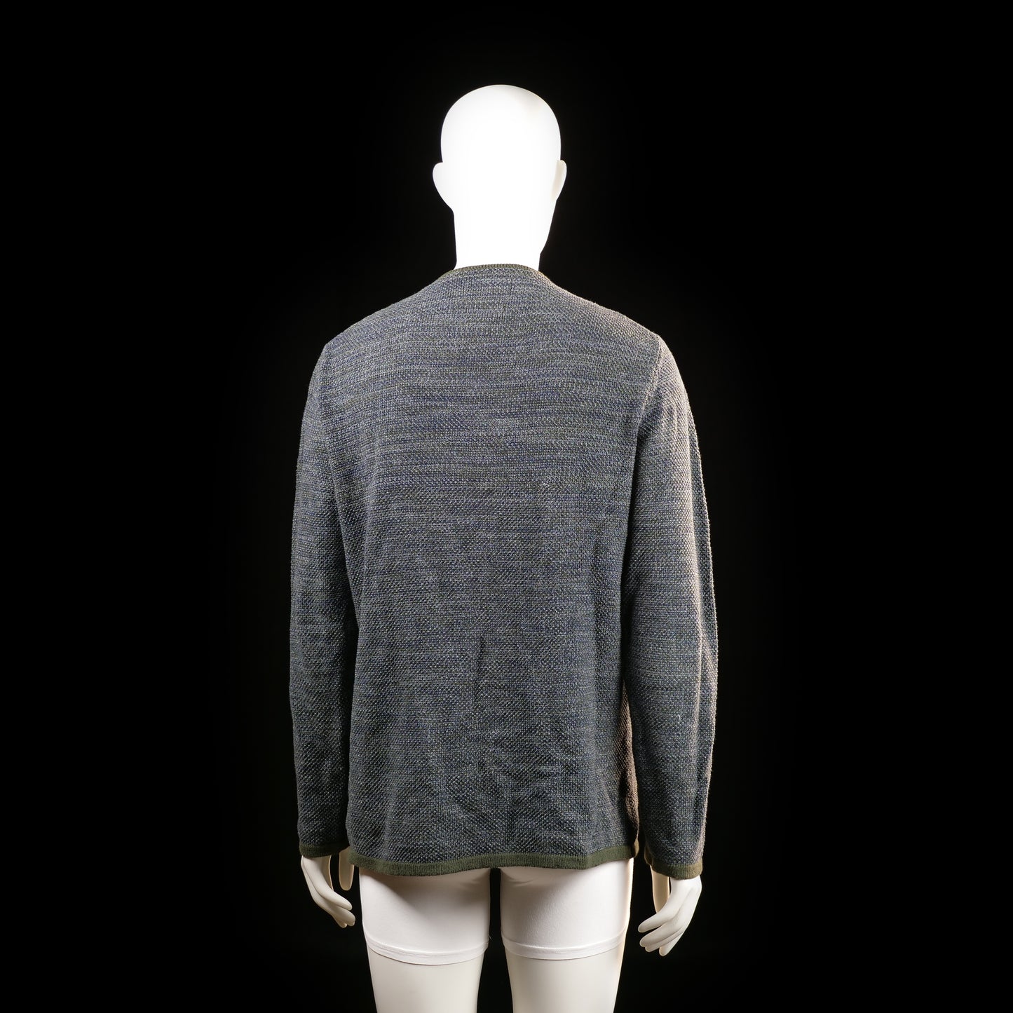 Minimum - sweater - Dark Gray, Olive - (Storlek: L)