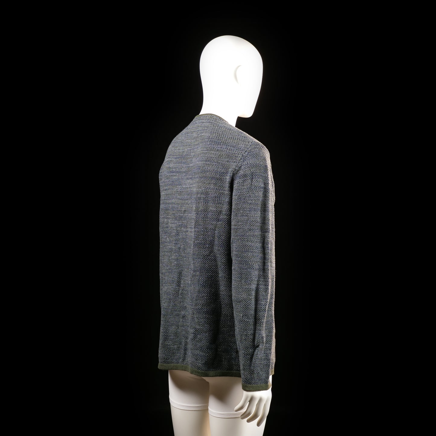 Minimum - sweater - Dark Gray, Olive - (Storlek: L)