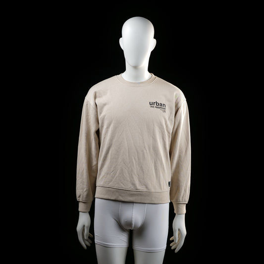 Lager 157 - sweatshirt - Beige, Black - (Storlek: 160)