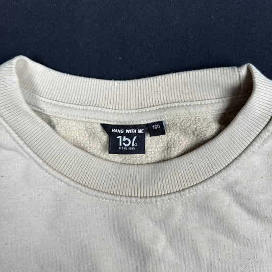 Lager 157 - sweatshirt - Beige, Black - (Storlek: 160)