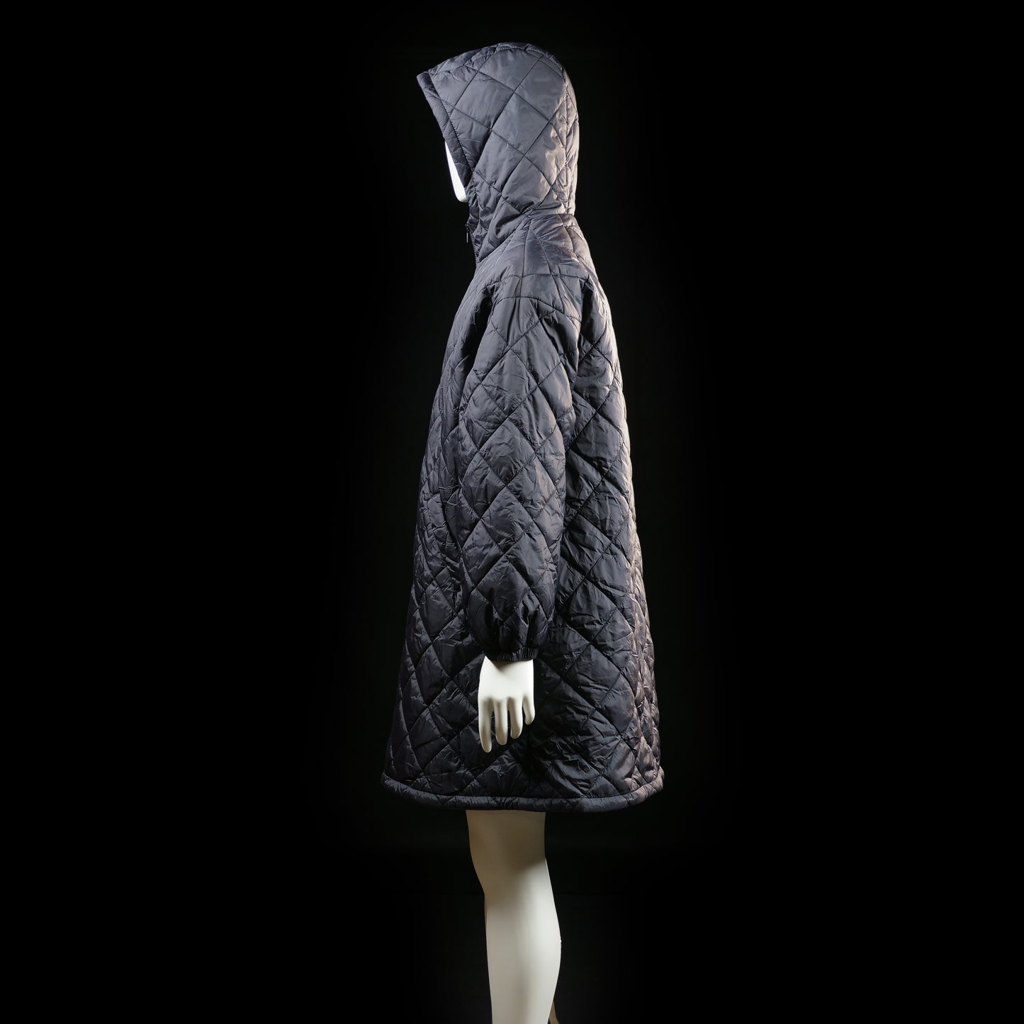 padded coat - Dark Gray - (Storlek: 2XL)