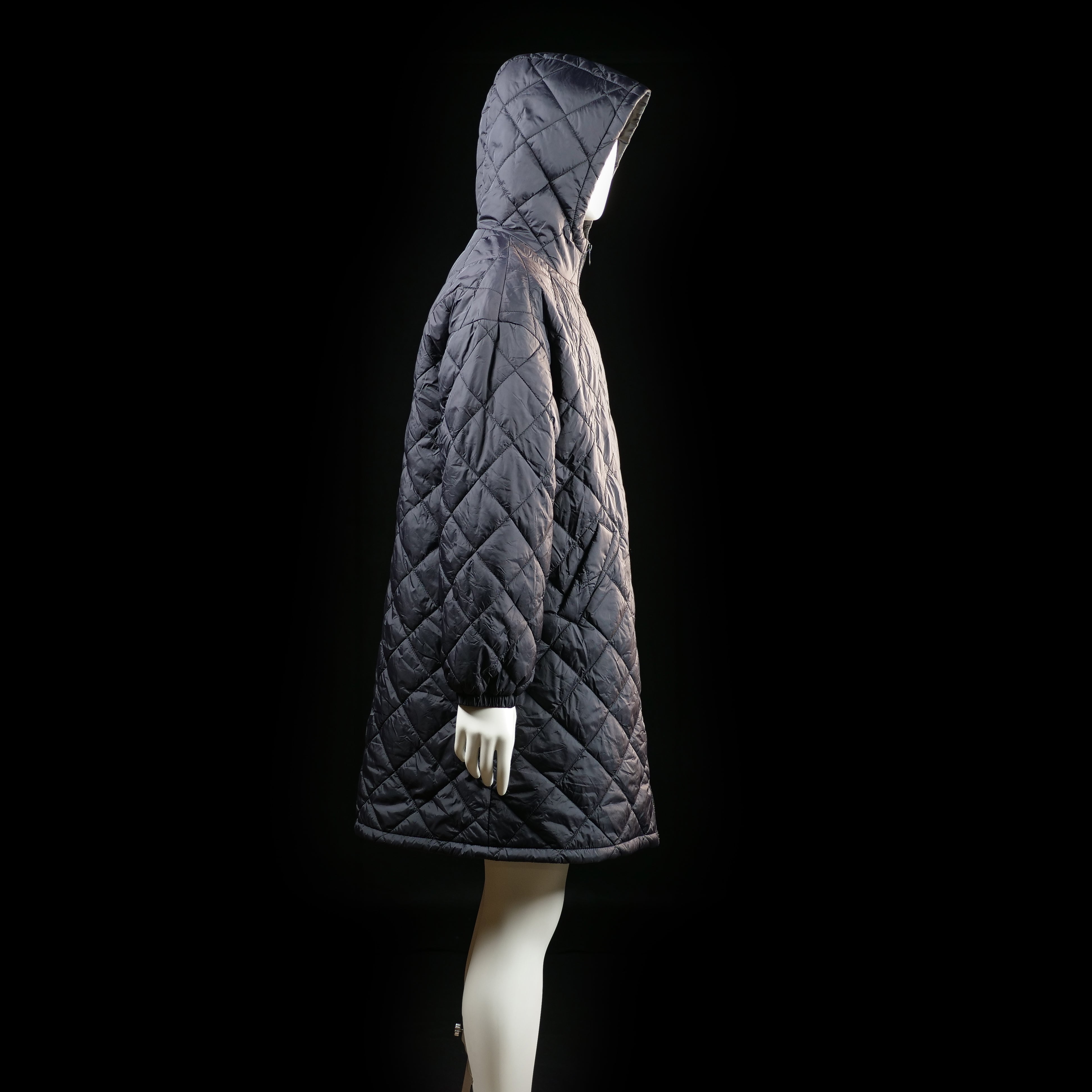 padded coat - Dark Gray - (Storlek: 2XL)