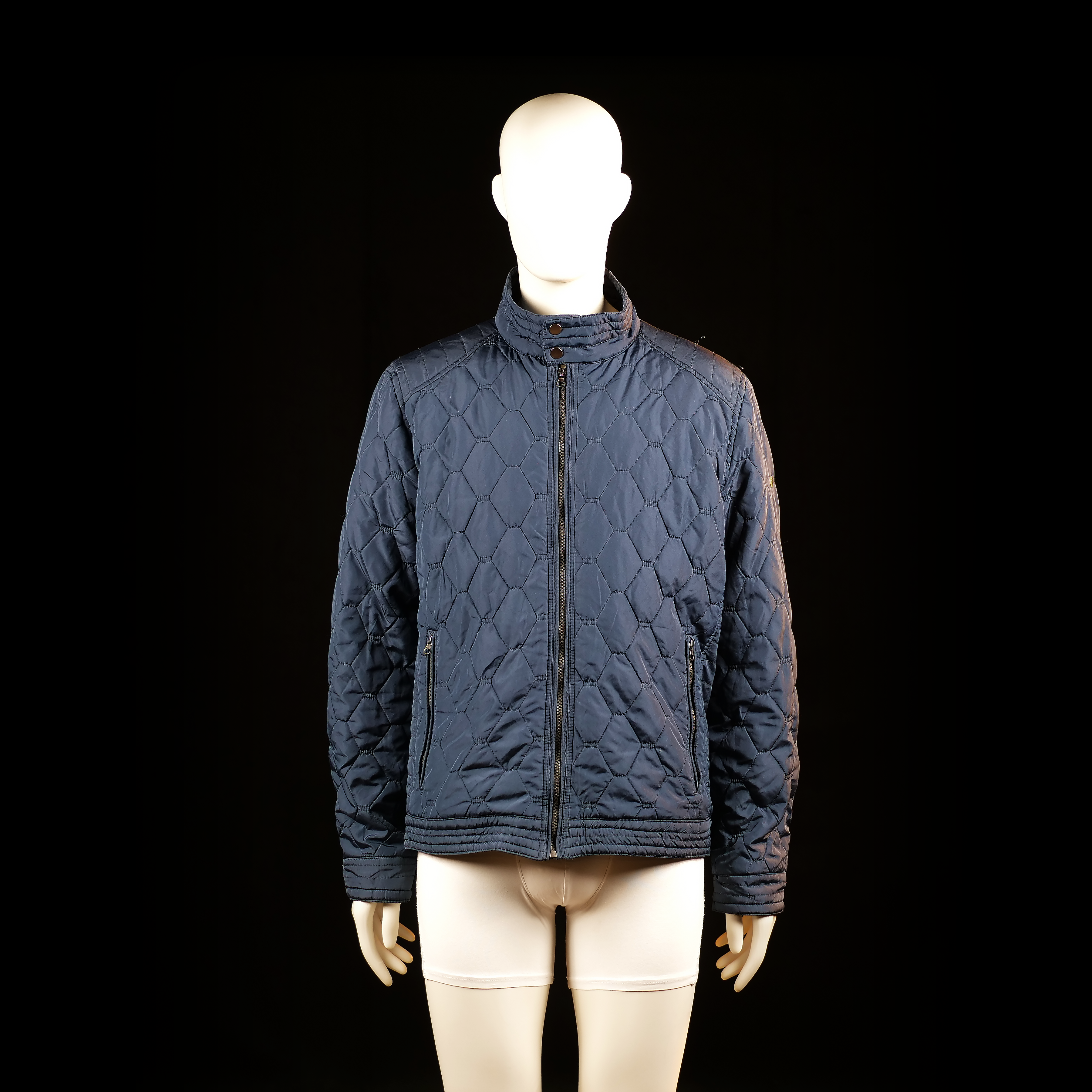 Izco - padded jacket - Navy - (Storlek: L)
