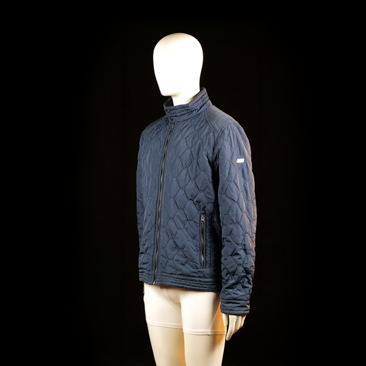 Izco - padded jacket - Navy - (Storlek: L)