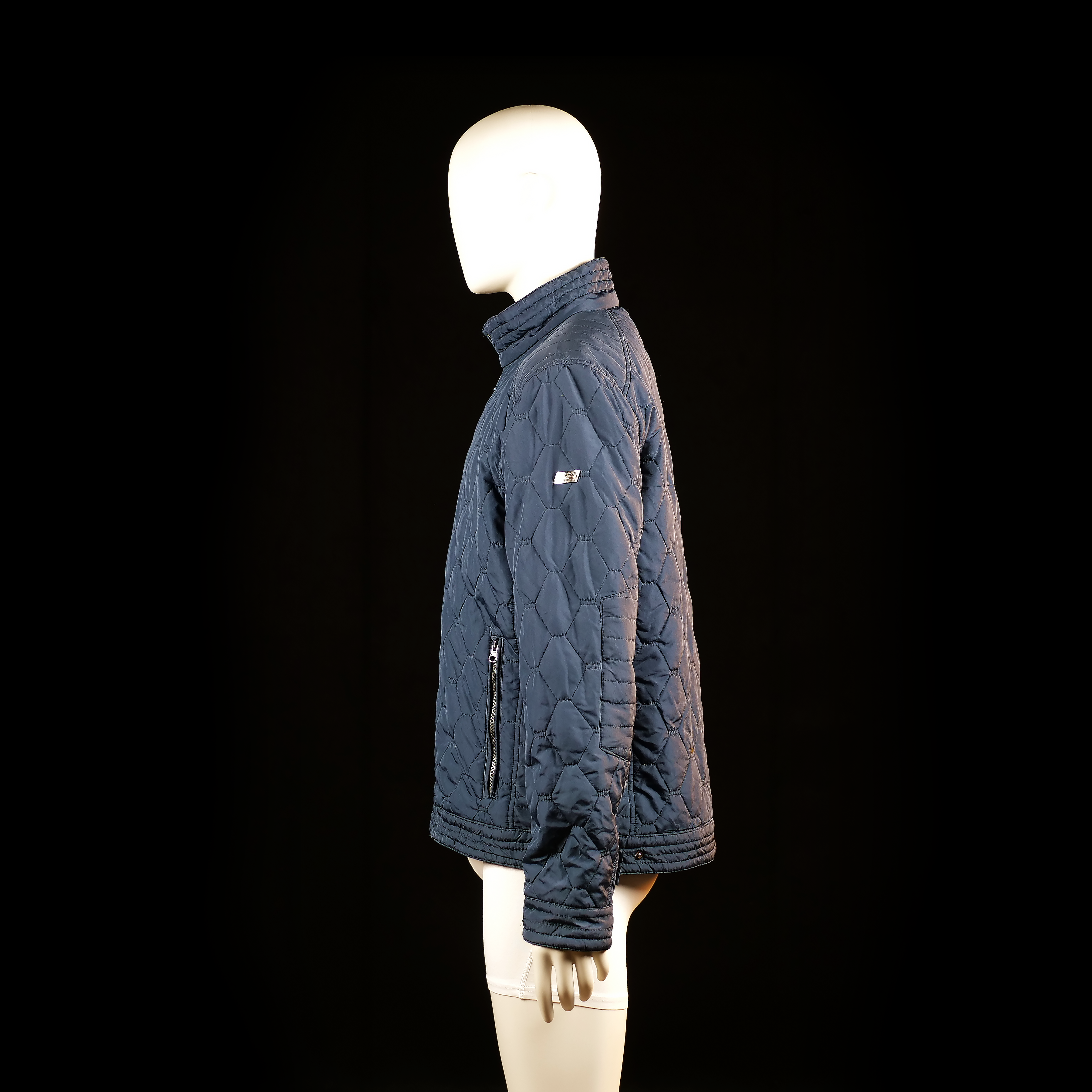 Izco - padded jacket - Navy - (Storlek: L)