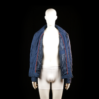 Izco - padded jacket - Navy - (Storlek: L)