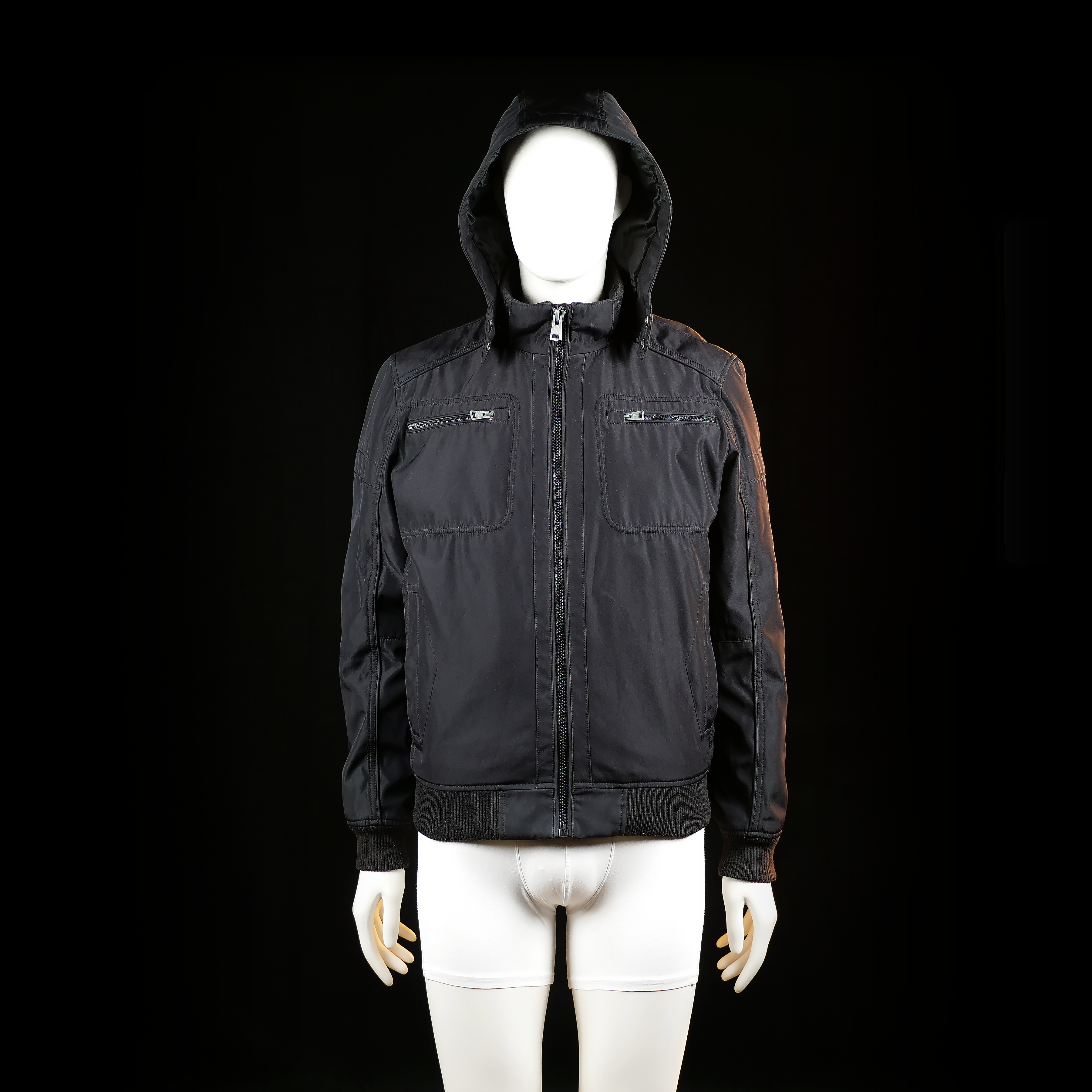 C&A Canda - windbreaker - Black - (Storlek: S)