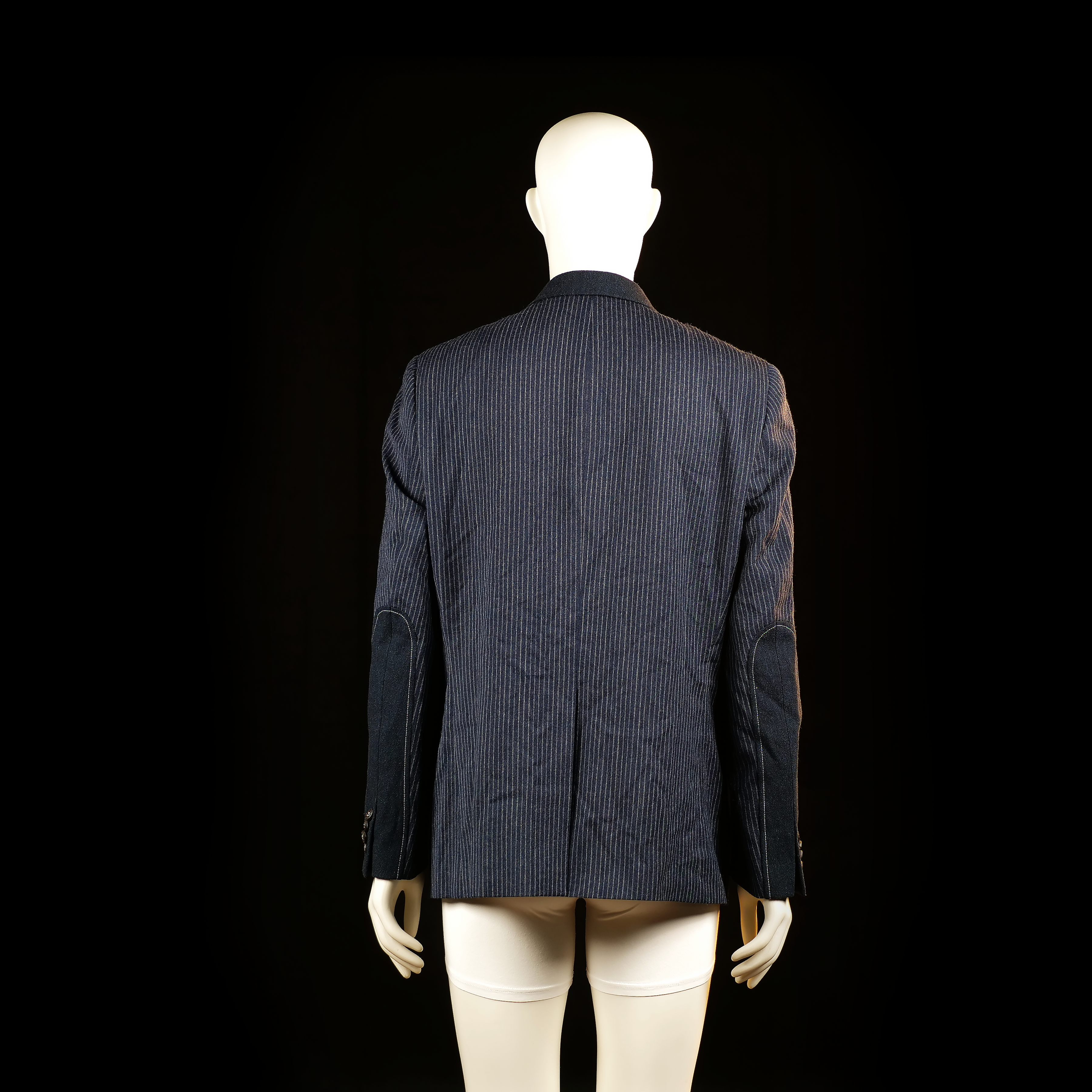7 Square - blazer - Navy, White - (Storlek: 52)