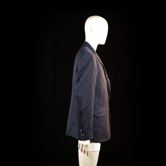 7 Square - blazer - Navy, White - (Storlek: 52)