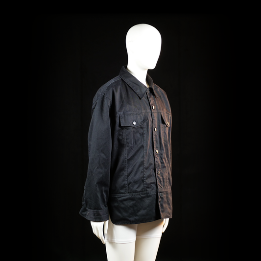 Weekday - trucker jacket - Black - (Storlek: XL)