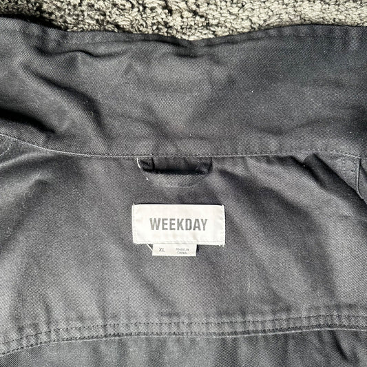 Weekday - trucker jacket - Black - (Storlek: XL)