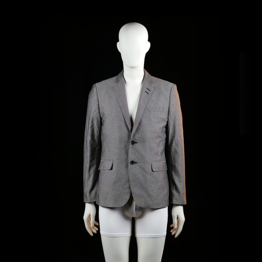 H&M - blazer - Gray, Black - (Storlek: 48)