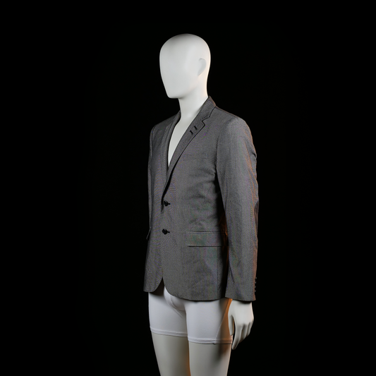 H&M - blazer - Gray, Black - (Storlek: 48)