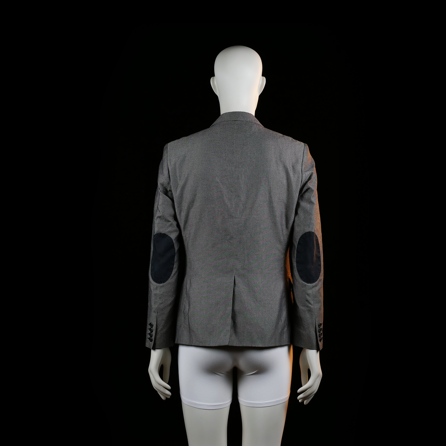 H&M - blazer - Gray, Black - (Storlek: 48)