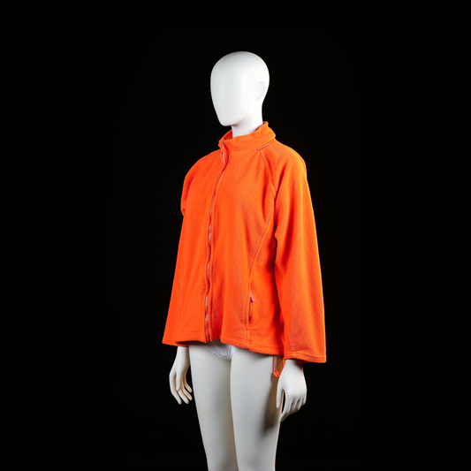 N&Y - fleece jacket - Orange - (Storlek: L)