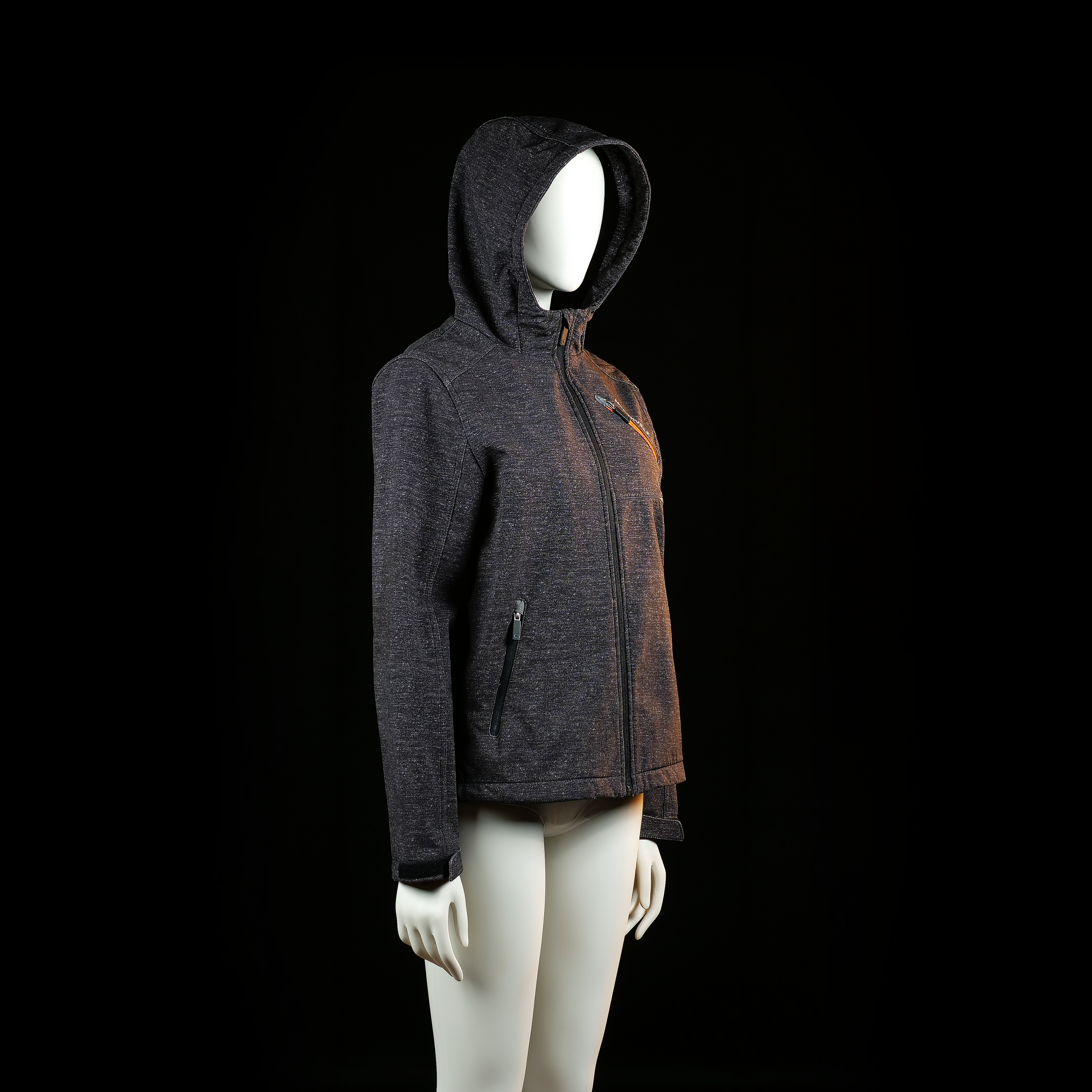 Northville - sport jacket - Dark Gray, Orange - (Storlek: 164)