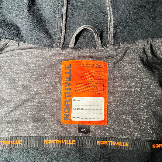 Northville - sport jacket - Dark Gray, Orange - (Storlek: 164)