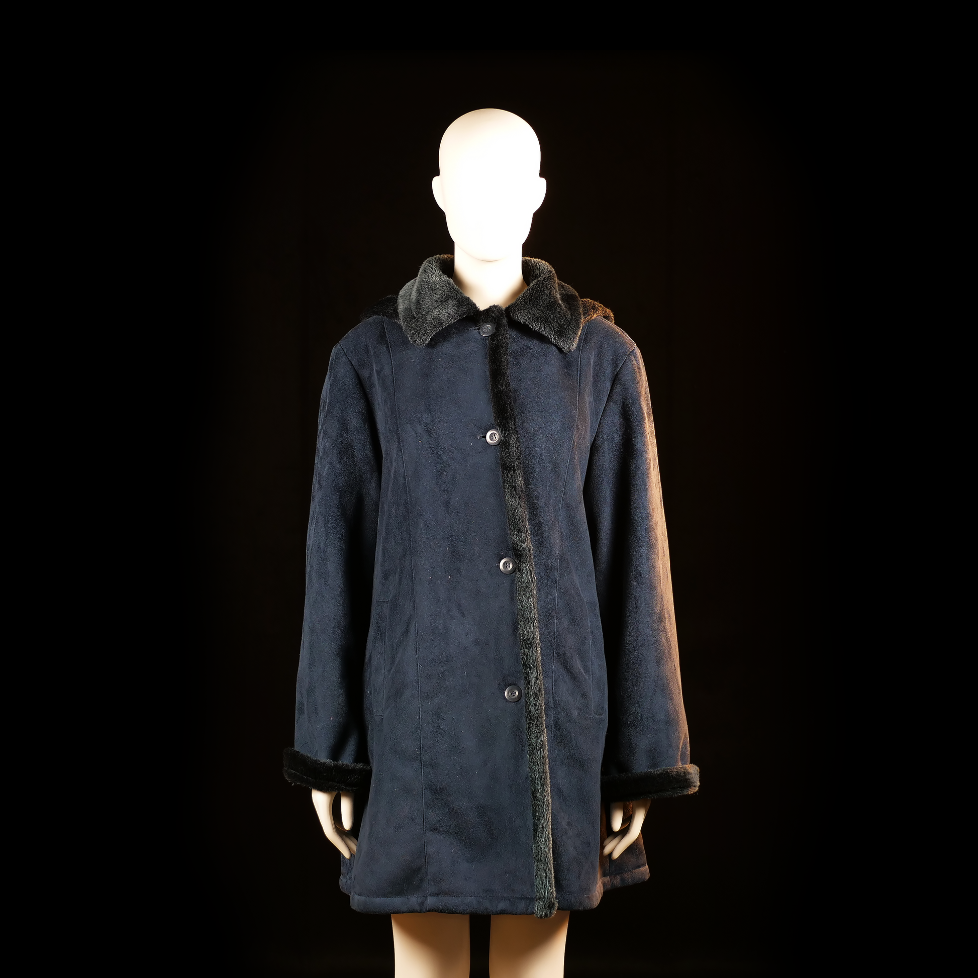 parka - Navy, Charcoal - (Storlek: 40)