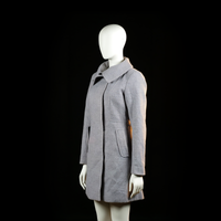 H&M - overcoat - Light Gray - (Storlek: 34)