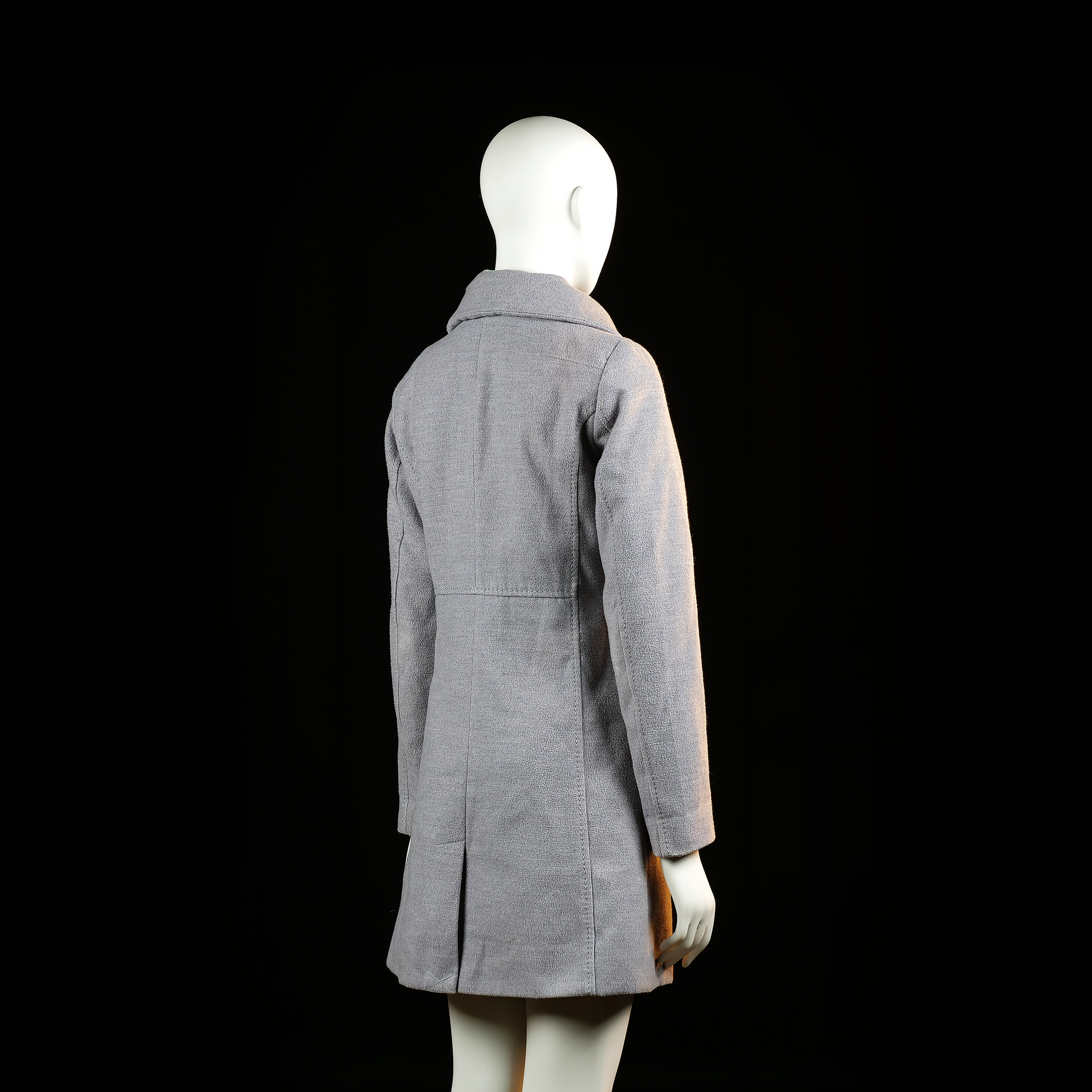 H&M - overcoat - Light Gray - (Storlek: 34)