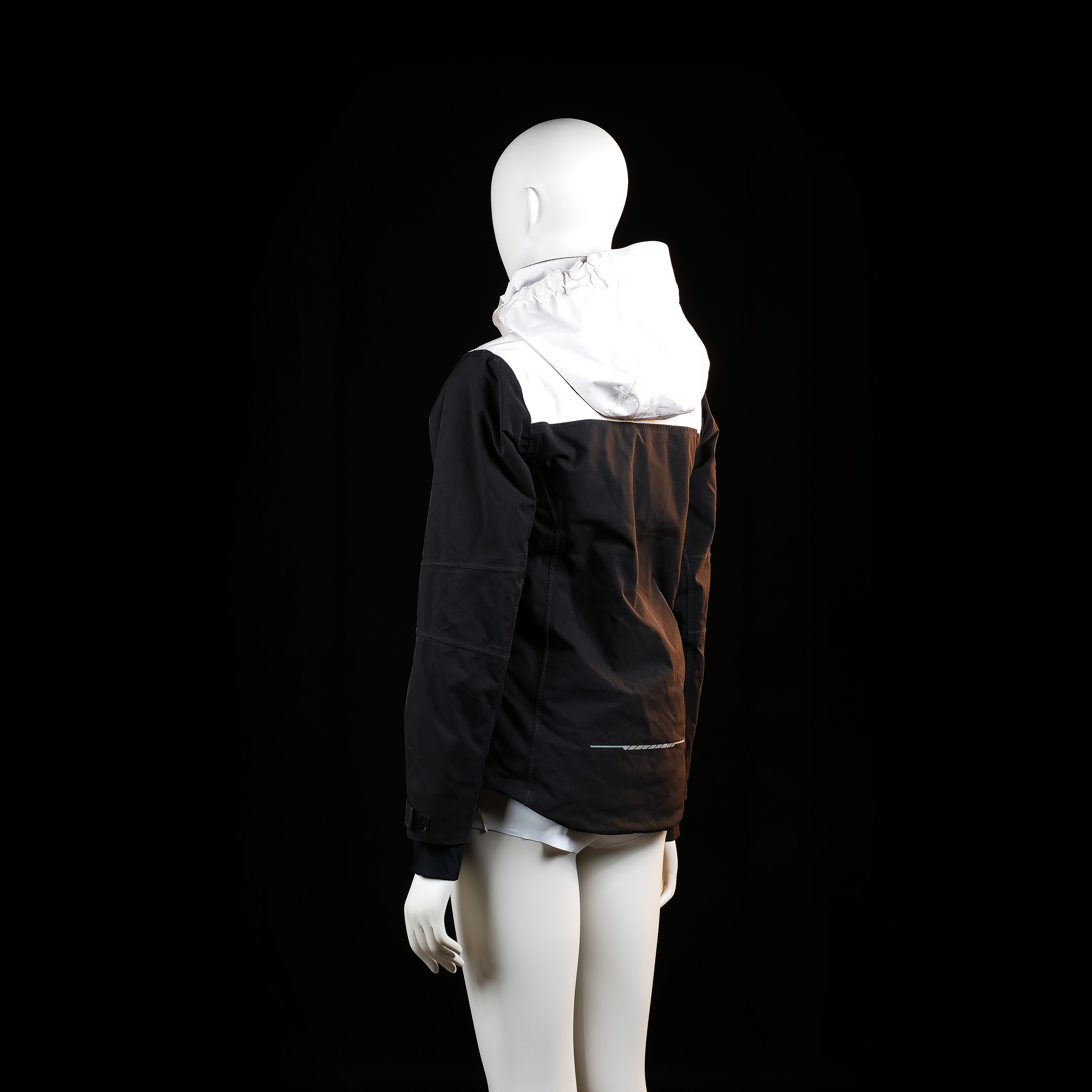 Everest - windbreaker - Black, White - (Storlek: 158)