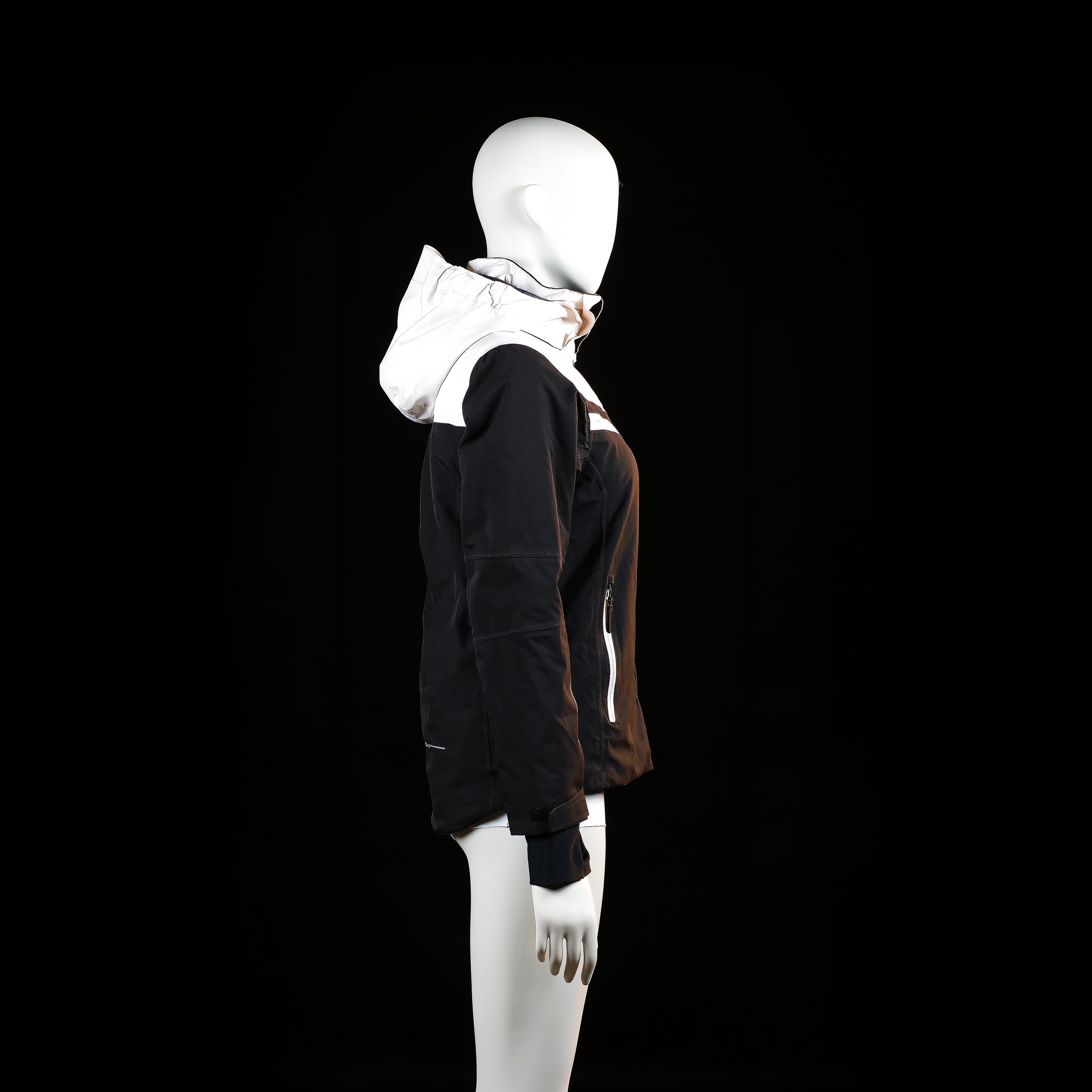 Everest - windbreaker - Black, White - (Storlek: 158)