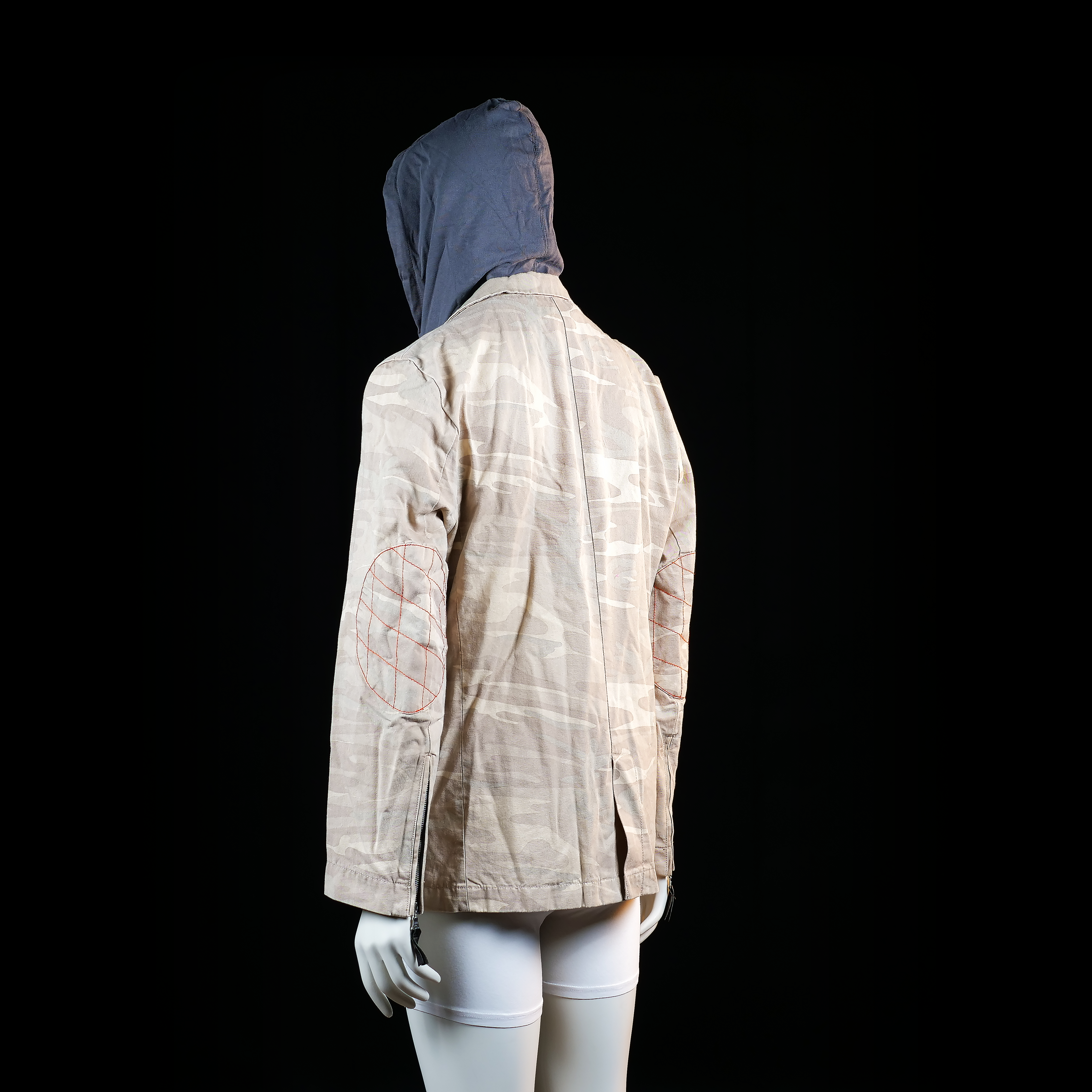 Golden Blazer - blazer - Beige, Dark Gray - (Storlek: L)