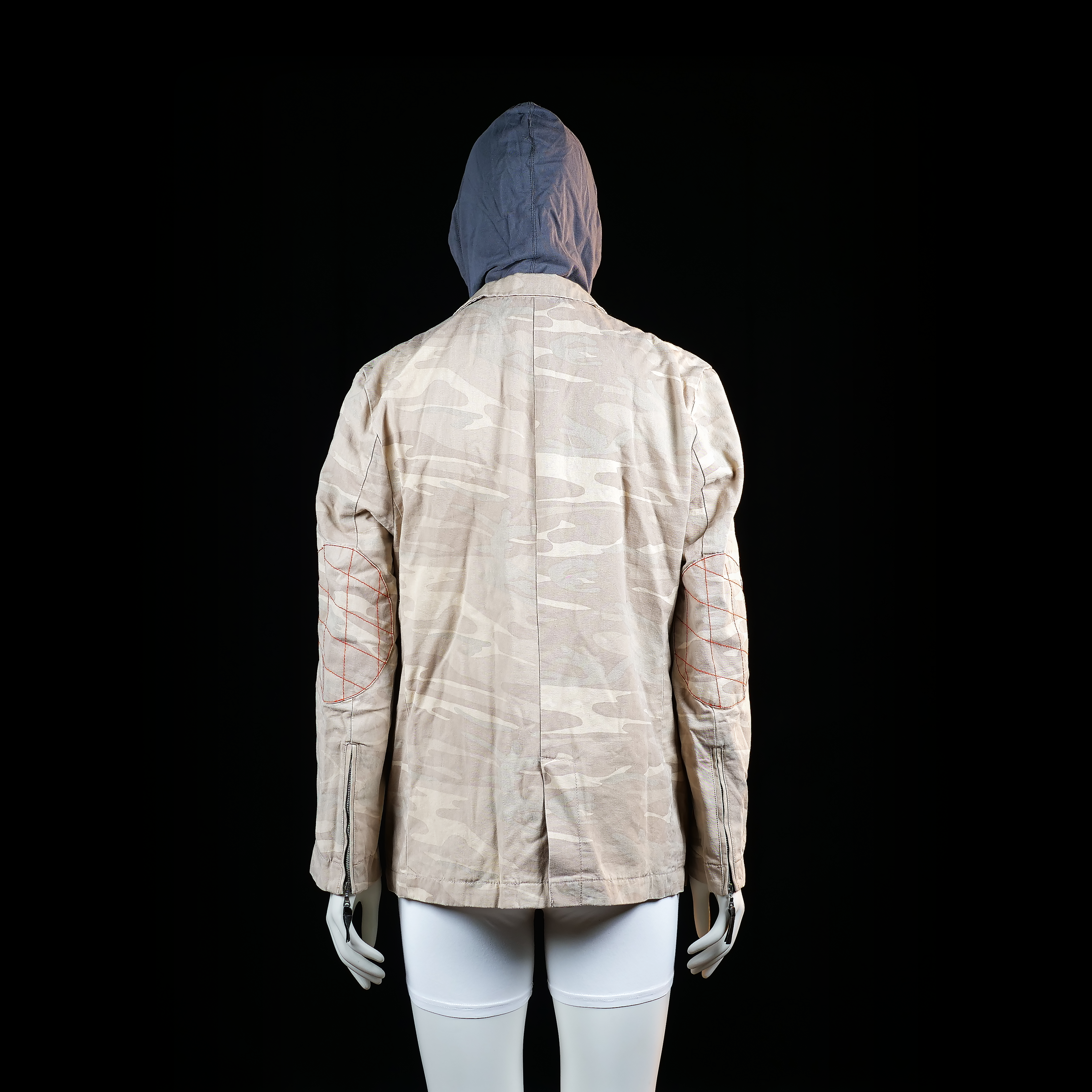 Golden Blazer - blazer - Beige, Dark Gray - (Storlek: L)