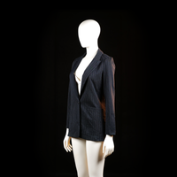 H&M - blazer - Black, White - (Storlek: 34)