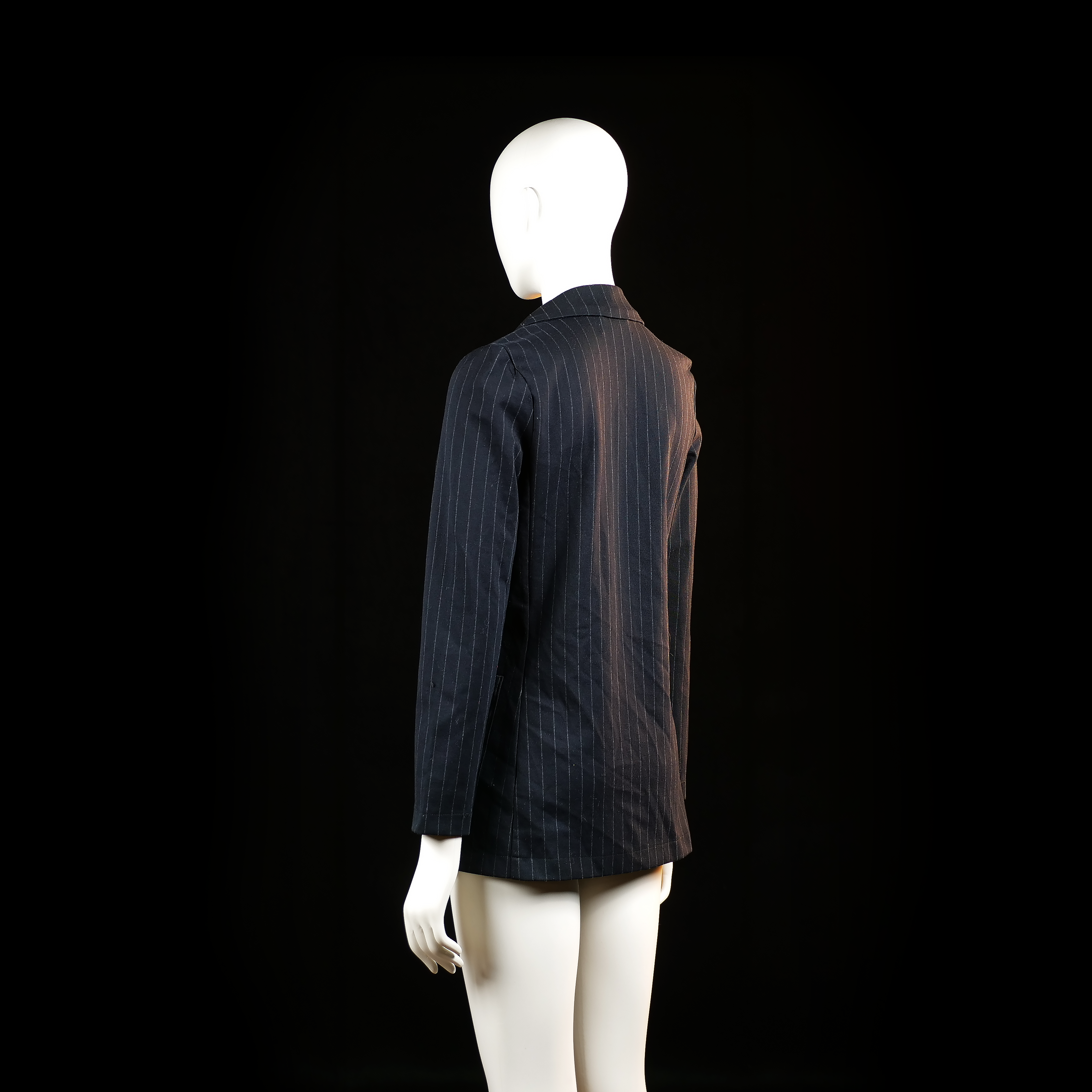 H&M - blazer - Black, White - (Storlek: 34)