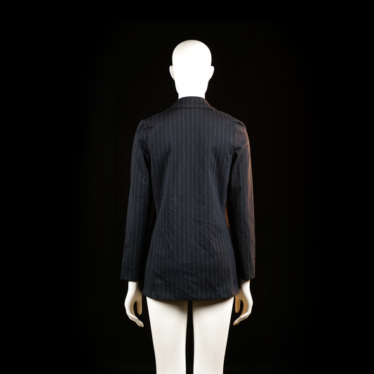 H&M - blazer - Black, White - (Storlek: 34)