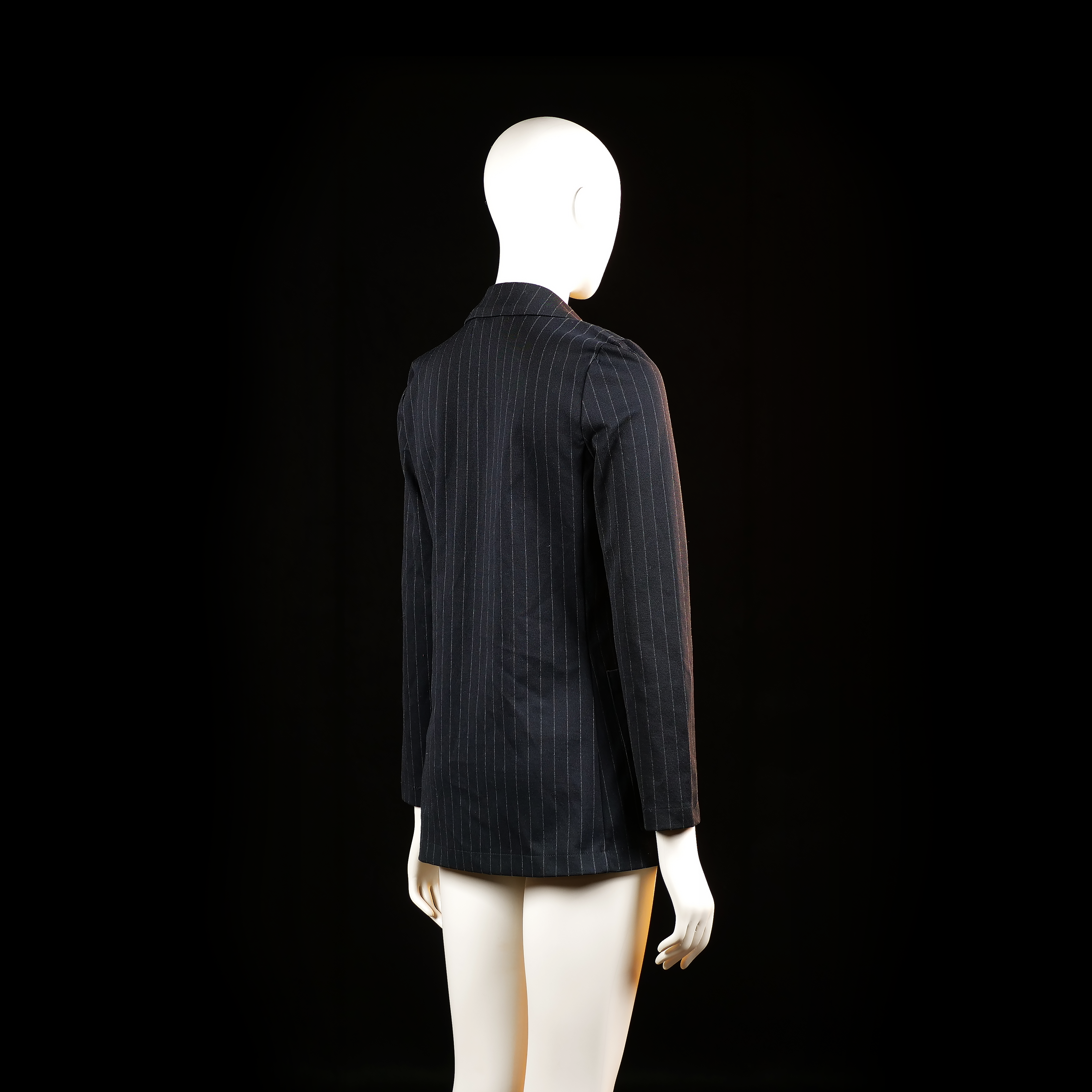 H&M - blazer - Black, White - (Storlek: 34)