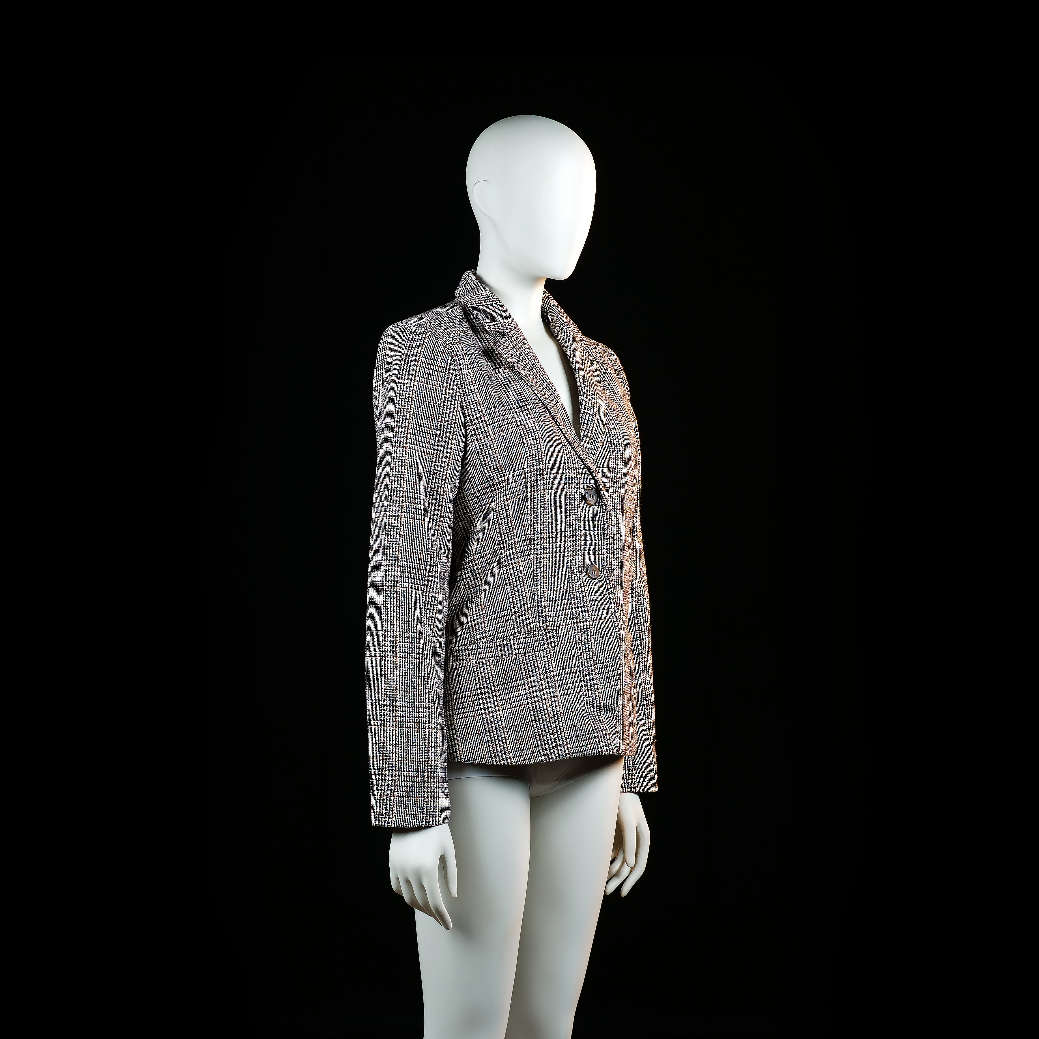 Soulmate - blazer - Gray, Brown - (Storlek: 38)