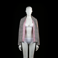 Soulmate - blazer - Gray, Brown - (Storlek: 38)