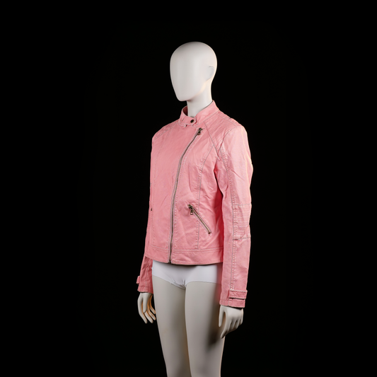 Pescara - biker jacket - Pink - (Storlek: L)